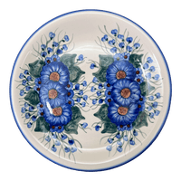 A picture of a Polish Pottery 10.25" Plate (Bountiful Blue) | NDA113-36 as shown at PolishPotteryOutlet.com/products/10-25-plate-bountiful-blue-nda113-36