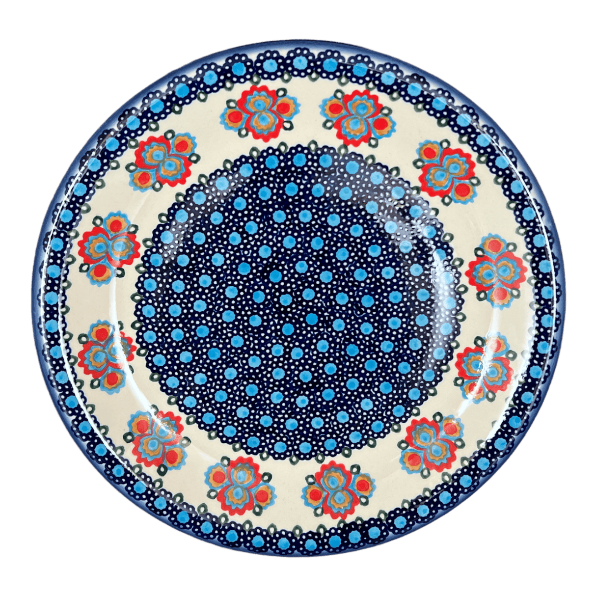 Plate, Round, Dinner, 10.25" in "Polish Bouquet" by Andy | NDA113-82