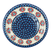 A picture of a Polish Pottery Plate, Round, Dinner, 10.25" in "Polish Bouquet" by Andy | NDA113-82 as shown at PolishPotteryOutlet.com/products/10-25-plate-polish-bouquet-nda113-82