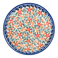 A picture of a Polish Pottery 10.25" Plate (Meadow in Bloom) | NDA113-A54 as shown at PolishPotteryOutlet.com/products/10-25-plate-meadow-in-bloom-nda113-a54