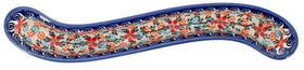 Polish Pottery Curved Olive Boat (Meadow in Bloom) | NDA132-A54 Additional Image at PolishPotteryOutlet.com