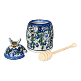 Jar, Honey, 5" in "Blue Cascade" by Andy | NDA18-A31