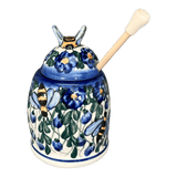 Jar, Honey, 5" in "Blue Cascade" by Andy | NDA18-A31