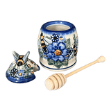 Jar, Honey, 5" in "Blue Bouquet" by Andy | NDA18-7