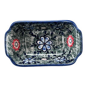 Polish Pottery Small Bread Baker (Floral Fairway) | NDA180-42 Additional Image at PolishPotteryOutlet.com