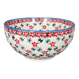 Bowl, Round, Deep, 8.5" in "Red Lattice" by Andy | NDA192-20