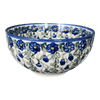 Polish Pottery Deep 8.5" Bowl (Blue Cascade) | NDA192-A31 at PolishPotteryOutlet.com
