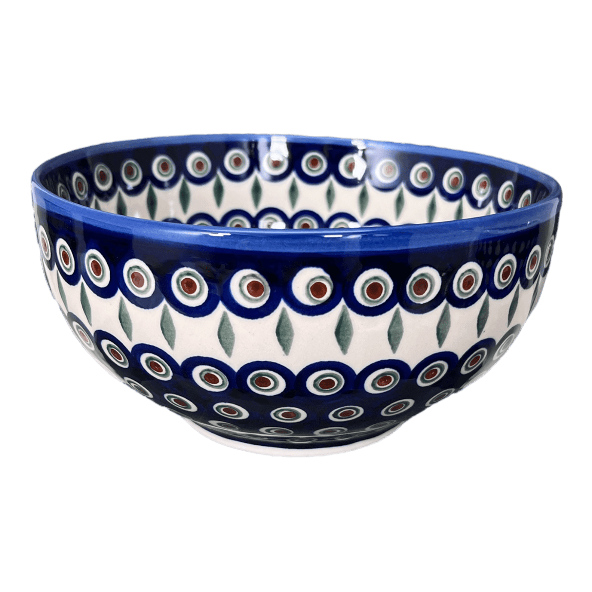 Bowl, Round, Deep, 8.5" in "Peacock" by Andy | NDA192-43