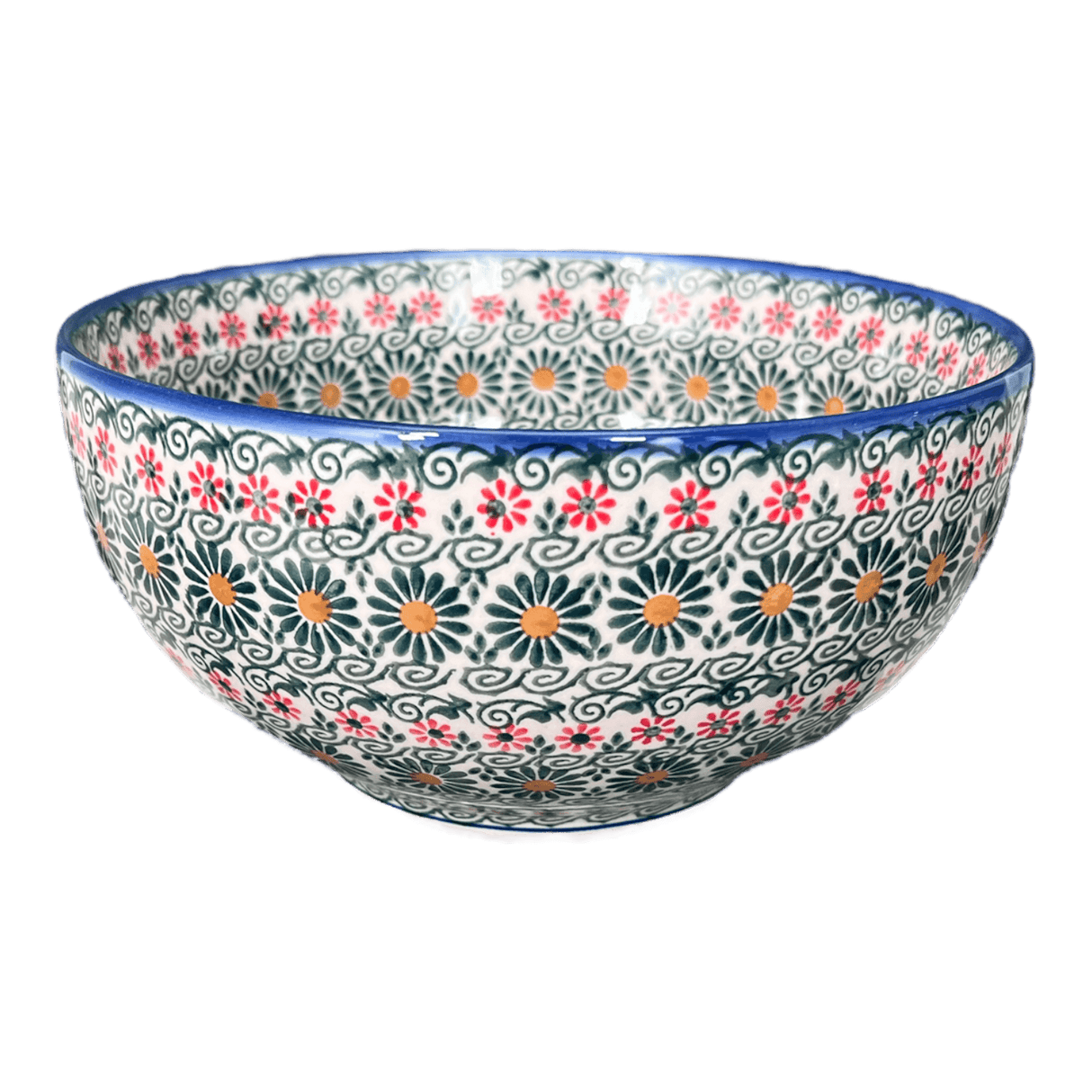 Bowl, Round, Deep, 8.5" in "Garden Breeze" by Andy | NDA192-A48