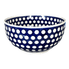 Polish Pottery Deep 9" Bowl (Hello Dotty) | NDA194-A64 at PolishPotteryOutlet.com