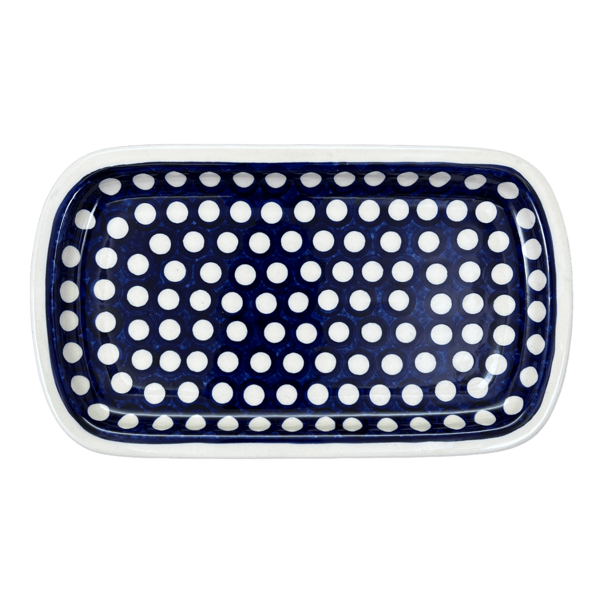 Tray, Shallow Serving, 12.5" x 7.5" in "Hello Dotty" by Andy | NDA210-A64