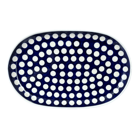 Plate, Oval, Shallow, 7" x 11" in "Hello Dotty" by Andy | NDA245-A64