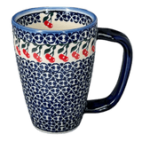 Mug, Cafe, 16 oz in "Cherries Jubilee" by Andy | NDA40-29