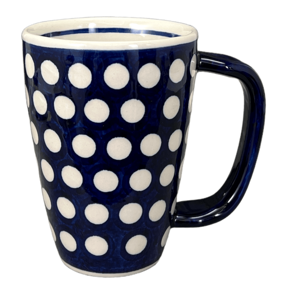 Mug, Cafe, 16 oz in "Hello Dotty" by Andy | NDA40-A64