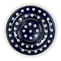 A picture of a Polish Pottery 10 oz. Cup & Saucer (Dot to Dot) | NDA44-22 as shown at PolishPotteryOutlet.com/products/10-oz-cup-saucer-dot-to-dot-nda44-22