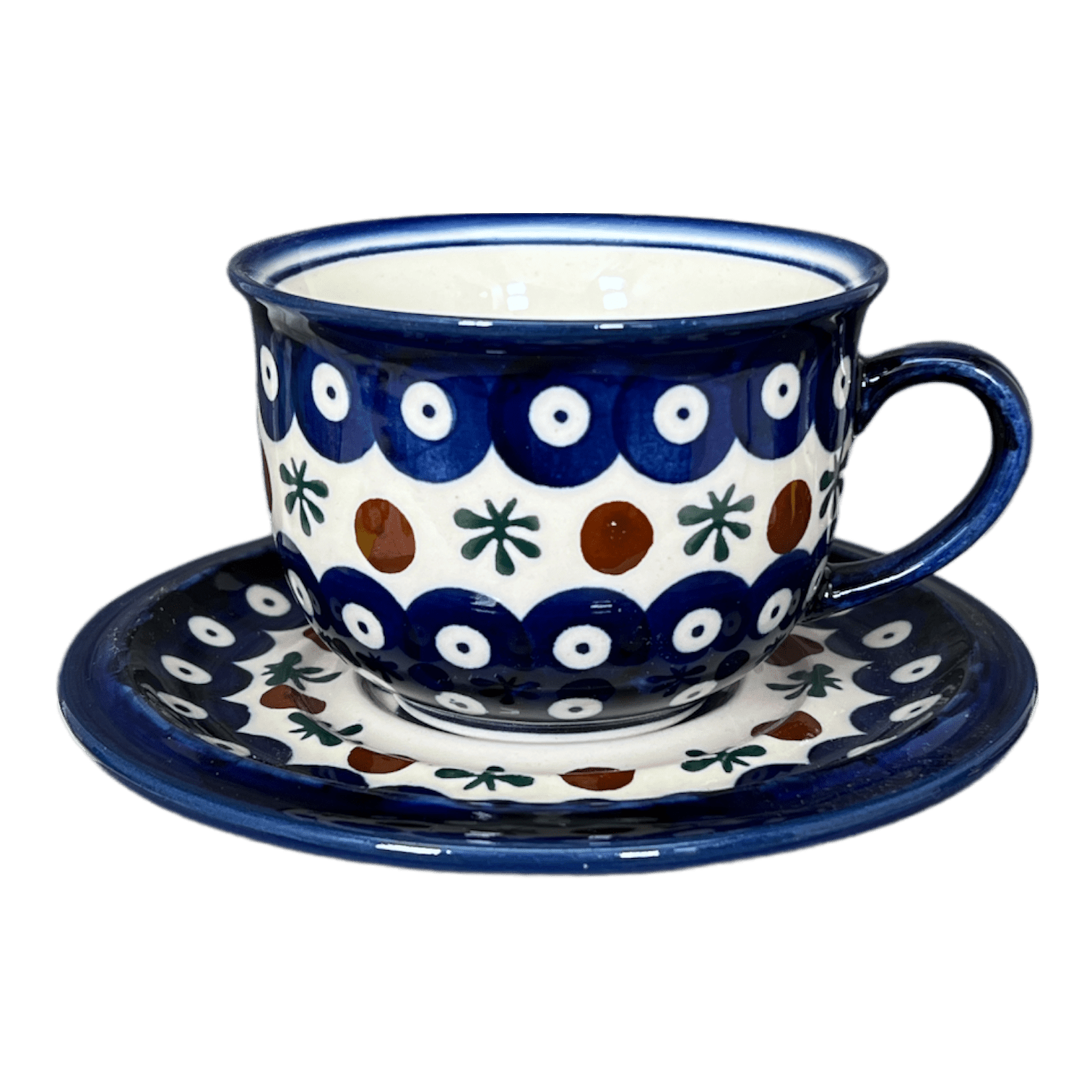 Rectangular Fancy Cup & Saucer