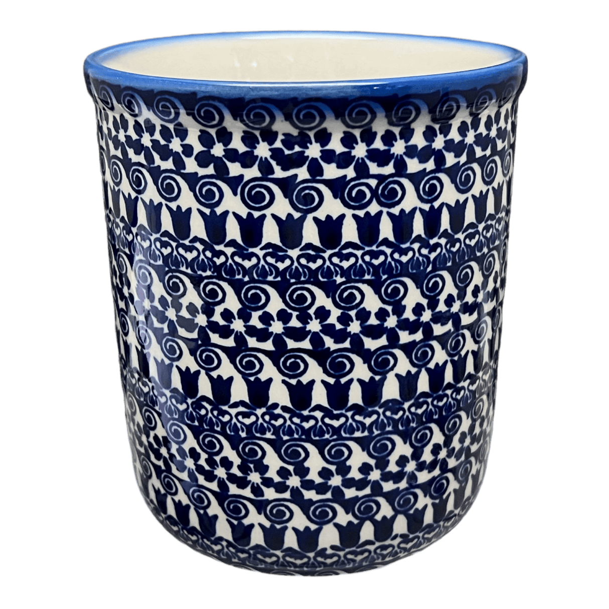 Utensil Holder, 6.5" in "Tulip Path" by Andy | NDA73-25