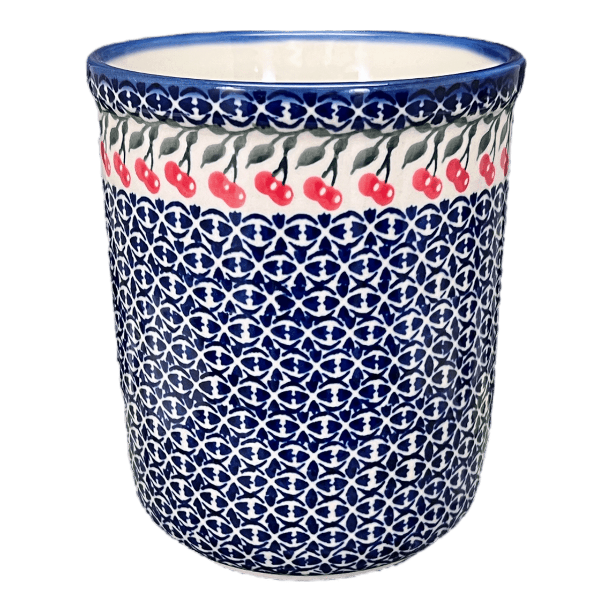 Utensil Holder, 6.5" in "Cherries Jubilee" by Andy | NDA73-29