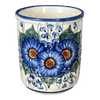 Polish Pottery Wine Chiller/Utensil Holder (Bountiful Blue) | NDA73-36 at PolishPotteryOutlet.com