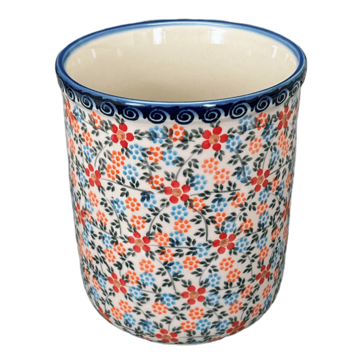 Utensil Holder, 6.5" in "Meadow in Bloom" by Andy | NDA73-A54