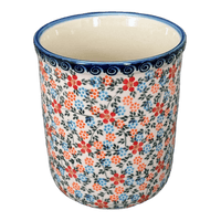 A picture of a Polish Pottery Wine Chiller/Utensil Holder (Meadow in Bloom) | NDA73-A54 as shown at PolishPotteryOutlet.com/products/wine-chiller-utensil-holder-meadow-in-bloom-nda73-a54