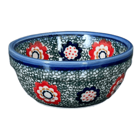 Polish Pottery 4.25" Bowl (Floral Fairway) | NDA84-42 Additional Image at PolishPotteryOutlet.com