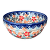 Polish Pottery 4.25" Bowl (Meadow in Bloom) | NDA84-A54 at PolishPotteryOutlet.com