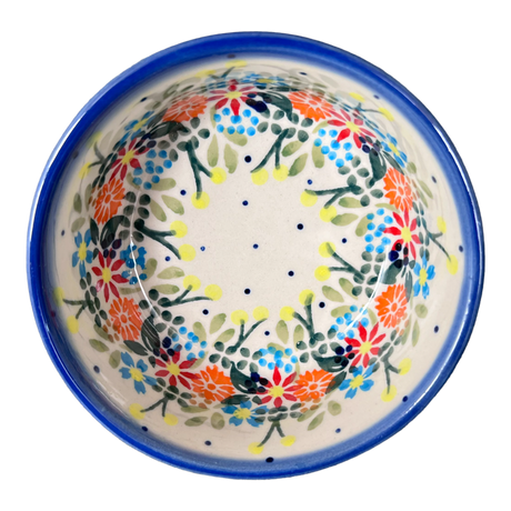 Bowl, Round, 4.25" in "Bright Bouquet" by Andy | NDA84-A55