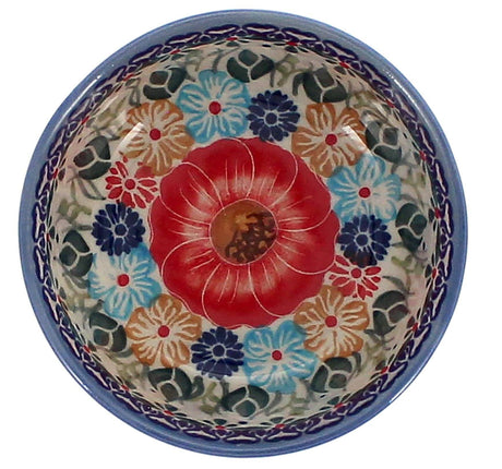 Bowl, Round, 4.25" in "Red Poppy" by Andy | NDA84-A60