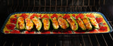 Platter, Rectangular, Long, 19.5" x 6.75" in "Mums the Word" by Manufaktura | P204T-P178