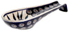 Polish Pottery Spoon Rest W/Handle (Peacock) | P007T-54 at PolishPotteryOutlet.com