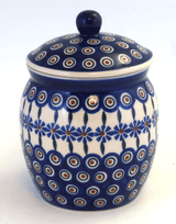 Canister, 2 Liter in "Floral Peacock" by Manufaktura | P074T-54KK