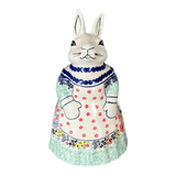 Cookie Jar, Rabbit, 11.25" in "Garden Party" by Manufaktura | P080S-BUK1