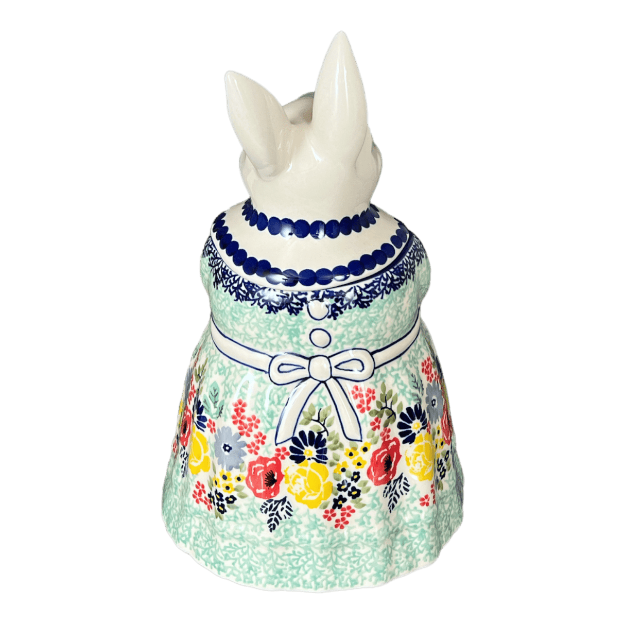 Cookie Jar, Rabbit, 11.25" in "Garden Party" by Manufaktura | P080S-BUK1