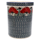 Utensil Holder, 7" in "Poppy Paradise" by Manufaktura | P082S-PD01