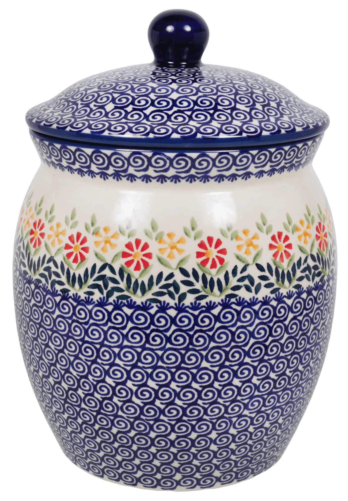 Canister, 5 Liter in "Flower Power" by Manufaktura | P084T-JS14