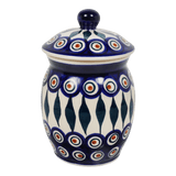 Canister, 0.5 Liter in "Peacock" by Manufaktura | P087T-54