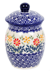 Canister, 0.5 Liter in "Flower Power" by Manufaktura | P087T-JS14