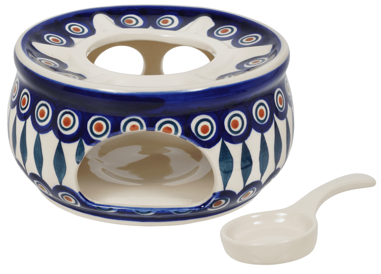 Aromatherapy Warmer, 7.5" in "Peacock" by Manufaktura | P089T-54