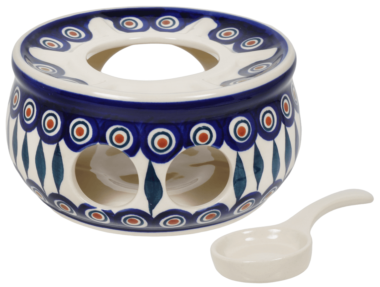 Aromatherapy Warmer, 7.5" in "Peacock" by Manufaktura | P089T-54