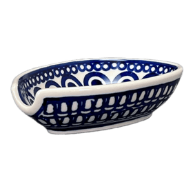 Polish Pottery Spoon Rest, Small, 3.5" in "Gothic" by Manufaktura | P093T-13 Additional Image at PolishPotteryOutlet.com