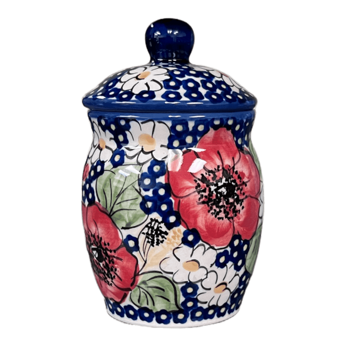 Canister, 0.25 Liter in "Poppies & Posies" by Manufaktura | P095S-IM02