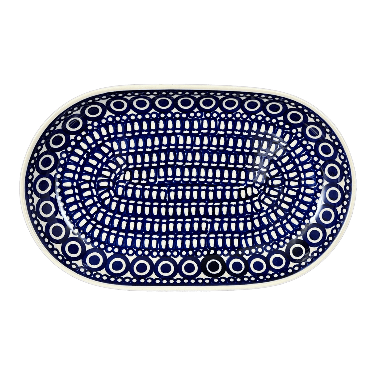 Plate, Roaster, Oval, 7"x11" in "Gothic" by Manufaktura | P099T-13