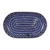 Polish Pottery 7"x11" Oval Roaster (Gothic) | P099T-13 at PolishPotteryOutlet.com