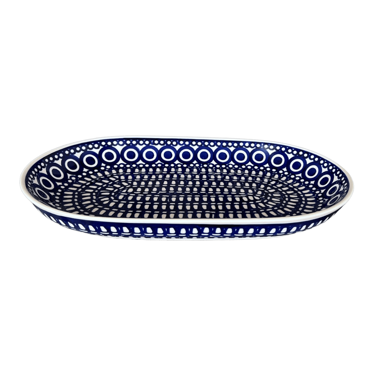Plate, Roaster, Oval, 7"x11" in "Gothic" by Manufaktura | P099T-13