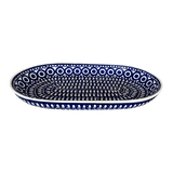 Plate, Roaster, Oval, 7"x11" in "Gothic" by Manufaktura | P099T-13