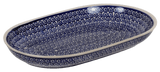 Plate, Roaster, Oval, 7"x11" in "Riptide" by Manufaktura | P099T-63