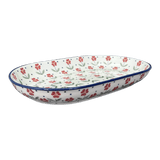 Plate, Roaster, Oval, 7"x11" in "Simply Beautiful" by Manufaktura | P099T-AC61
