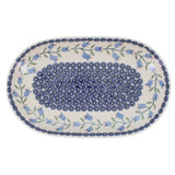 Plate, Roaster, Oval, 7"x11" in "Lily of the Valley" by Manufaktura | P099T-ASD