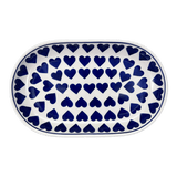 Plate, Roaster, Oval, 7"x11" in "Whole Hearted" by Manufaktura | P099T-SEDU